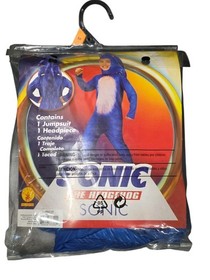 Sonic The Hedgehog Halloween Party Costume Rubies Boy's Size Medium #701452