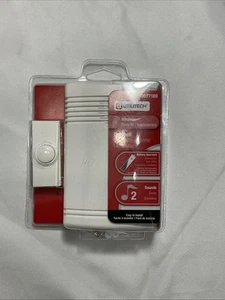 Utilitech wireless doorbell w button 2 chimes white new - Picture 1 of 2