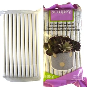 Original Sculpey Polymer Clay weißer Granit Terrakotta 1 Pfund 1 kt - Bild 1 von 11