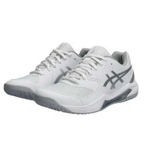 Asics Damen GEL-Dedicate 8 Tennisschuhe US 8,5 M EU 40 weiß silber sportlich neu im Karton - Bild 1 von 12