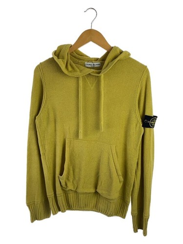 Felpa con cappuccio Stone Island 10SS cotone giallo taglia S casual streetwear #EG ADA