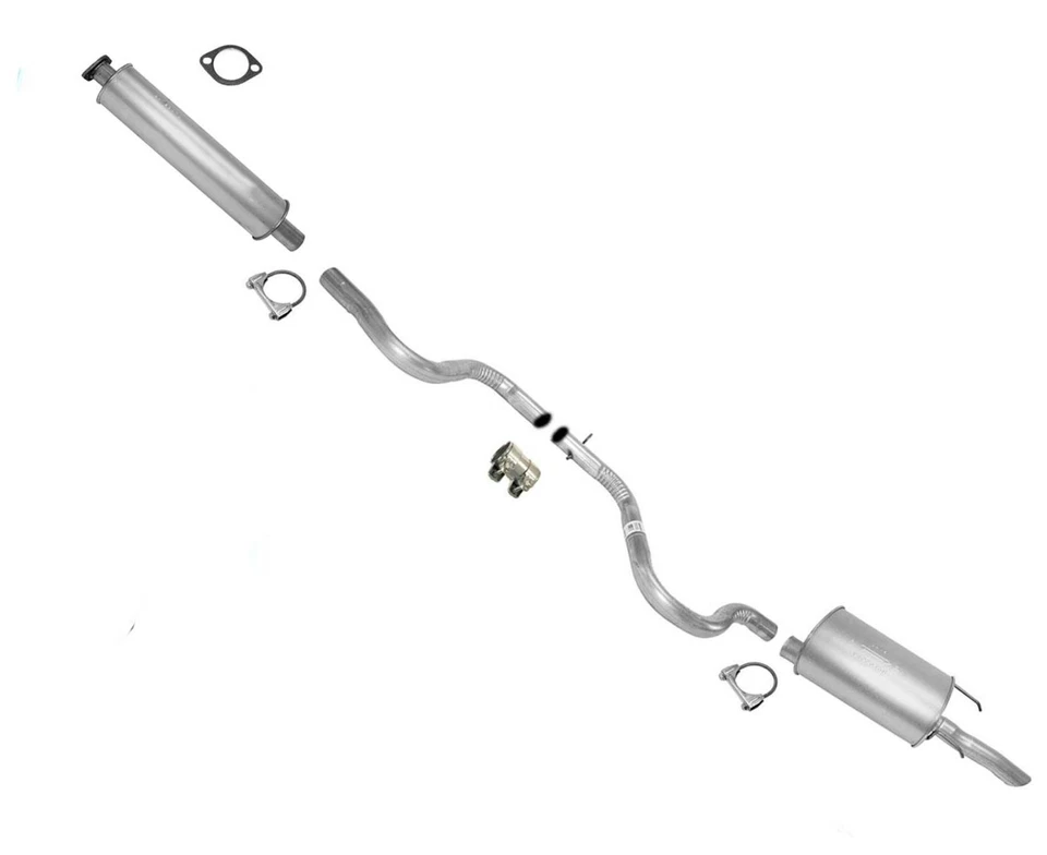 Sistema de tubo de escape silenciador trasero gato Chevrolet Chevy Impala 2000-2002 3,4 L 3,8 L Foto 1 de 4