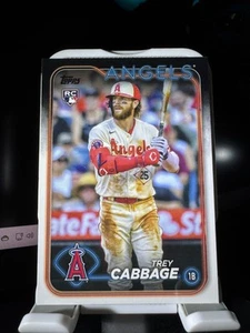 2024 Topps Series 1 Base 321 Trey Cabbage, Los Angeles Angels RC - Picture 1 of 2