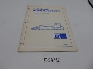 GM Manual Book Clutches and Manual Transmissions 17001.00-2 1982 1980's - Picture 1 of 4