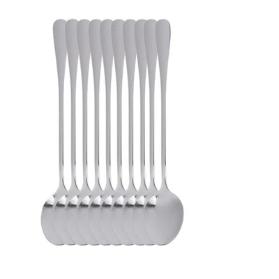  10 Pcs Cucchiaini Caffè Cucchiaio Da Mescolando Acciaio Inossidabile - Immagine 1 di 4