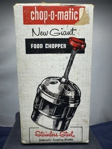 Popiel Chop-O-Matic 1956 vintage en caja original con tapa verde - Imagen 1 de 17