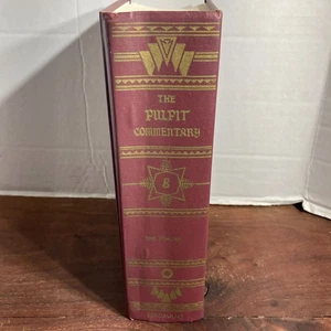 VTG The Pulpit Commentary Vol 8 The Psalms Spence Exell 1973 Hardcover - Imagen 1 de 4