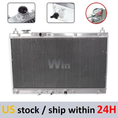 DPI:13451 3Rows Radiator For 2015-2019 Honda City/Fit 1.5L All Aluminum — 第 1/4 张图片