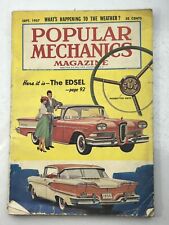 Popular Mechanics Magazine- Sep 1957 - The Edsel, Weather Change?