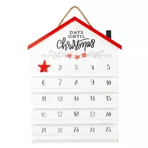 Advent Calendar White or Red Pack of 2 Size 16 in W x 23 in H x 0.25 in D - Picture 1 of 4