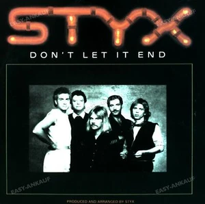 Styx - Don't Let It End 7in 1983 (VG+/VG+) ' - Picture 1 of 1