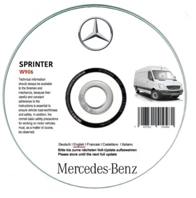 Mercedes Sprinter 2011-2018 (W906)  manuale riparazione - repair manual on su cd - Immagine 1 di 4