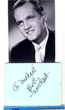 Bob Newhart vintage signed page AFTAL#145