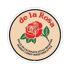 Mazapan Dulce Mexicano De La Rosa Mexican candy peanut treat Kiss-Cut Sticker - Picture 1 of 13