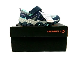 Merrell Toddler Girls Trail Quest Hiking Sneaker 5.5 Navy Grey New in Box - Picture 1 of 6