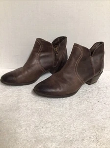 Ariat Astor Short Fashion Leather Boots Brown Ankle Side Zip Women’s 6B 10014282 - Picture 1 of 10
