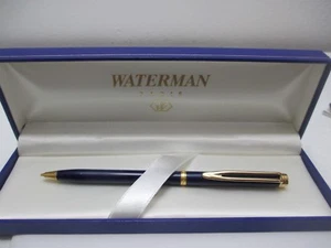 Waterman Gentleman Mechanical Pencil Blue Lacquer 0.7 mm Lead New in Case - Picture 1 of 4