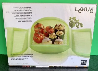 LEKUE STEAM CASE WITH TRAY, 100% PLATINUM SILICONE - Image 1 of 4