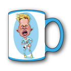Manchester City Kevin DeBruyne caricature mug