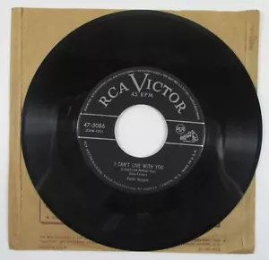 RARE 45 I Can't Live With You/Takin Chances 7" PORTER WAGONER RCA Victor 47-5086 - Foto 1 di 2