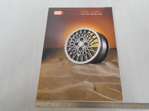 DEPLIANT ORIGINALE PRODUZIONE MILLE MIGLIA RUOTE MINI ALPINE 5 ETC WHEEL  - Foto 1 di 6