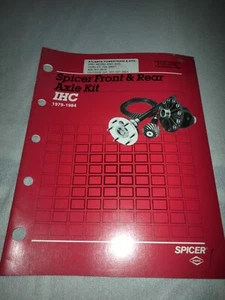 DANA Spicer 1979-1984 IHC Axle Front and Rear Catalog X510-4 DSD 1984 - Picture 1 of 5