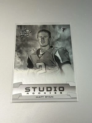 2008 Leaf Rookies & Stars Studio Rookies /1000 Matt Ryan #SR-4 Atlanta Falcons - Image 1 of 2