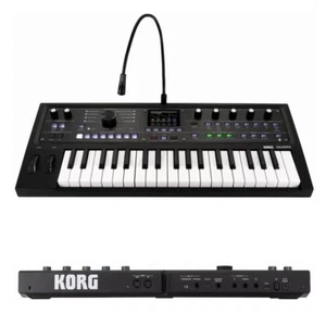 KORG microKORG2 MK-2 MBK Metallic Black SYNTHESIZER/VOCODER 37-Keys w/Soft Case - Picture 1 of 11