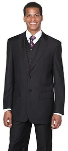 Milano Moda/Fortino Landi Herren 3 Stück luxuriöser Wollanzug mit Weste 5802v/5702V - Bild 1 von 4