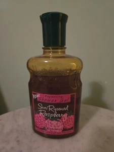 Vintage Bath and Body Works Sun Ripened Raspberry Shower Gel 8 oz Bottle - Picture 1 of 4