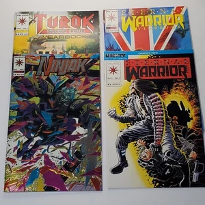 Valiant Comics Lot: Eternal Warrior #1 Yearbook #1, Turok Yearbook #1, Ninjak #1 - Picture 1 of 9