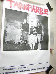 TARNFARBE GER BAND- / PROMO- / TOUR-POSTER NUCLEAR BLAST 59x84cm (A1), GEROLLT - Bild 1 von 1