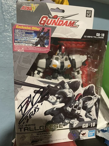 Gundam Wing Universe GU-10 OZ-00MS Tallgeese Brian Drummond Auto signed JSA Cover