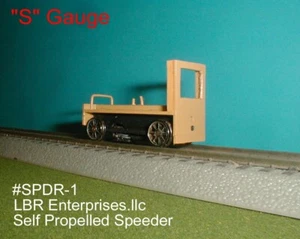 AMERICAN FLYER - RTR SPEEDER (motor car) "S" GAUGE, AC OPERATION ONLY - Picture 1 of 5