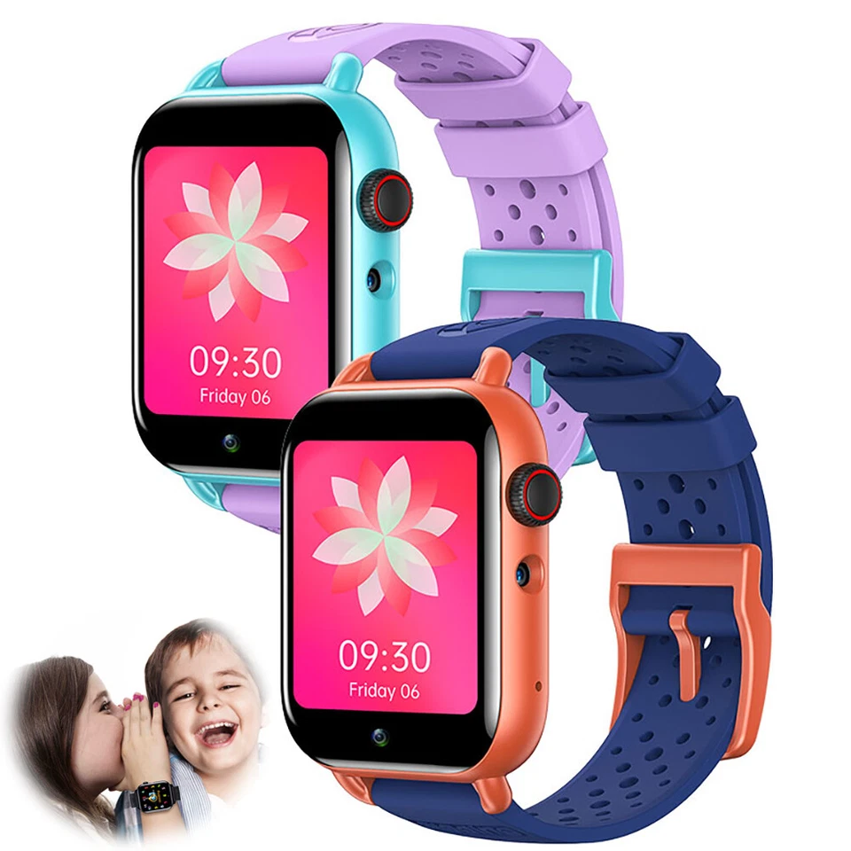 Kids Smart Watch Dual Camera 4G Children Phone Smartwatch Make / Answer Calls - Image 1 of 4