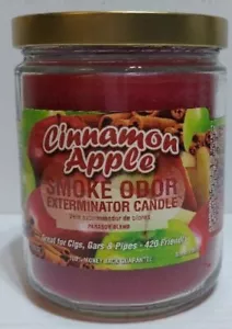 Smoke Odor 13 oz Candles 2 Fragrances Set Cinnamon Apple/Apple Orchard. - Picture 1 of 2