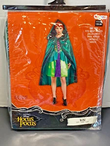 NEW Disguise Disney Hocus Pocus WINI Halloween Costume Hooded Cape Adult - Picture 1 of 5