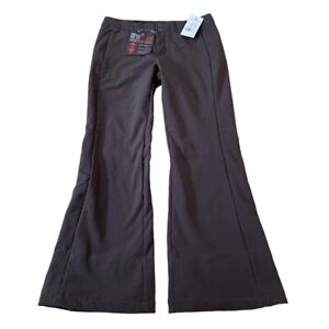 Free Country Snow Pants Women’s Size Medium Brown Softshell Skiing Snowboarding