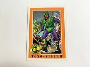 Carta Toxo-Viper II Patrols GI Joe Serie 1 Impel 1991 #3 - Foto 1 di 2