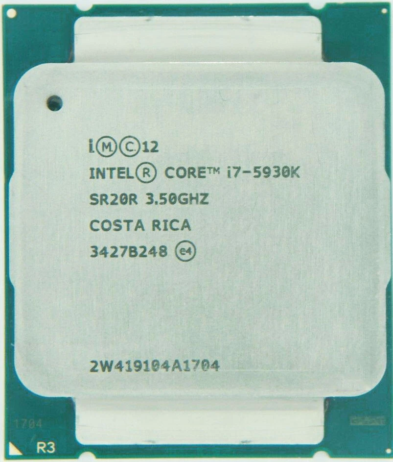 Intel Core i7-5930k CPU processor 3.5ghz 6 cores 12 threads lga2011-3- - Image 1 of 1