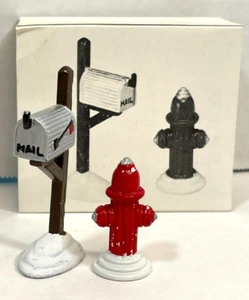 DEPT 56 Snow Village Hydrant and Mailbox Set #5132-2 - Bild 1 von 6