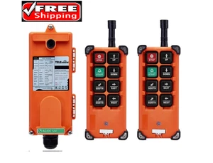 F21-E1B Hoist Crane Industrial Remote Control Wireless Transmitter Push Button S - Picture 1 of 6