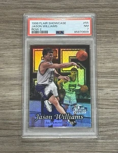 1998-99 Flair Showcase Row 2 Jason Williams Rookie Card PSA 7 Sacramento Kings - Picture 1 of 2
