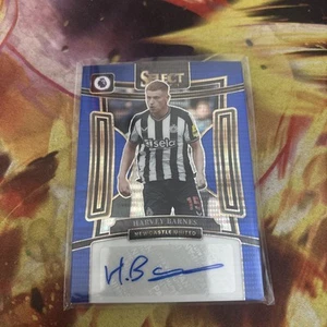 2023-24 Select Soccer Harvey Barnes Autograph Auto Blue Pulsar Prizm SP - Picture 1 of 2