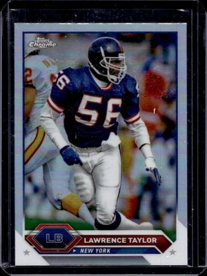 Refractor cromado Lawrence Taylor compuesto Topps 2023 #43 Giants Foto 1 de 2