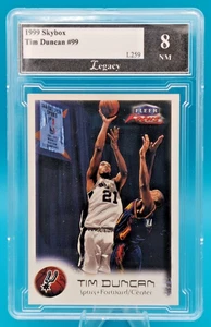1999-00 Fleer Focus #99 Tim Duncan San Antonio Spurs Graded NM 8 Legacy - Picture 1 of 6