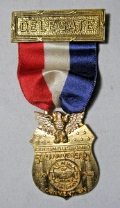 Delegate Badge United Mine Workers Union 50 Yrs 1890-1940 Convention Columbus OH - Bild 1 von 6