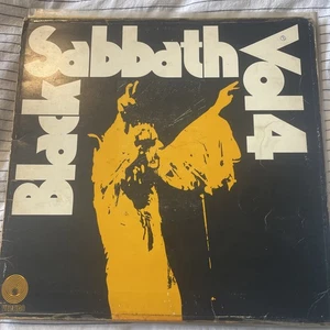 Black Sabbath Vol 4 Vertigo Swirl Vinyl LP 6360 071 Vertigo - Picture 1 of 4