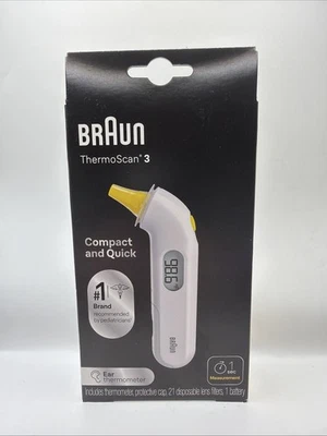 Termómetro de 3 oídos Braun IRT3030 ThermoScan Foto 1 de 4