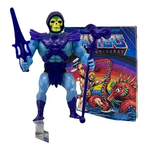 SKELETOR MASTERS OF THE UNIVERSE MOTU VINTAGE MATTEL 1981 TAIWAN + MINICOMIC - Picture 1 of 17